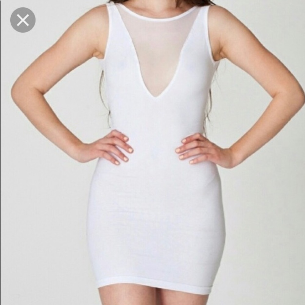 American apparel mesh Panel dress
